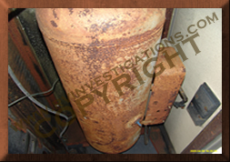 Motorhome/RV LP Gas Tank Rust