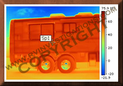 Motor home/RV Infrared Thermography Inner Structual 