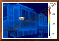 Motorhome/RV Infrared Thermography Water/Structural Analysis