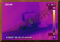 Motorhome/RV Infrared Thermography Water Intrusion